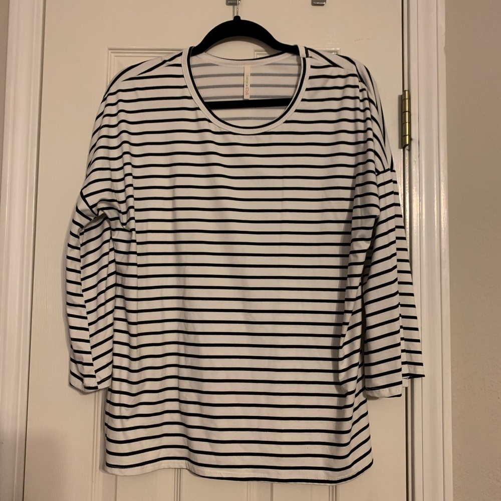 Basic Stripe Top - image 1